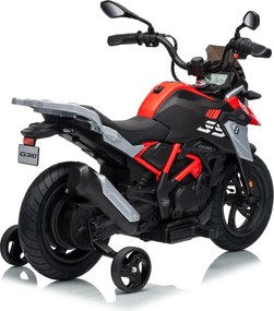 Mota eletrica para Crianças 2 a 5 anos 12V BMW G310GS Rodas EVA, vermelha