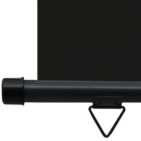 Toldo lateral para varanda 65x250 cm preto