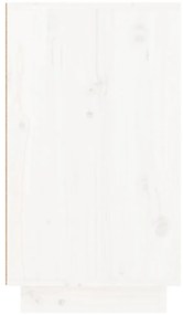Sapateira 110x34x61 cm madeira de pinho maciça branco