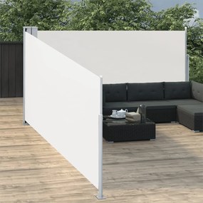 Toldo lateral retrátil 140x1000 cm creme