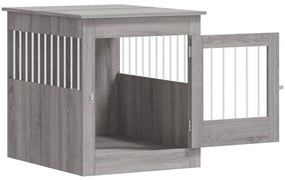 Móvel casota para cão 64,5x80x71 derivados madeira cinza sonoma