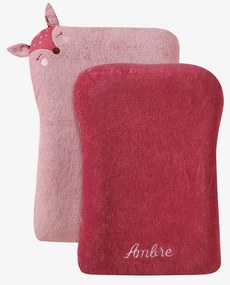 Lote de 2 capas para colchão de mudas, animais, em turco rosa-blush