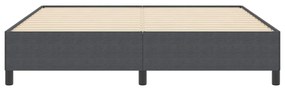 Estrutura de Cama vidaXL Cinza Escuro 180x200 cm Tecido Corduroy