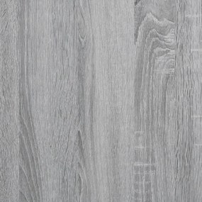 Estrutura de cama sem colchão 160x200 cm sonoma cinzento