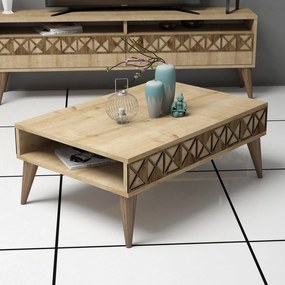 Mesa de Centro Line – Carvalho – 90x34,6x60 cm