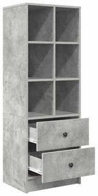 Estante Cinza de Concreto Cinza de Concreto Concreto Médio