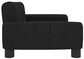 Cama para cães 70x45x30 cm tecido preto