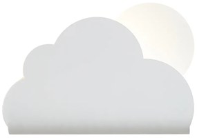 Candeeiro de Parede Infantil Nuvem Branca com Sol - Cloudy
