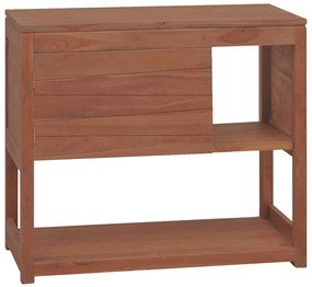 Armário de casa de banho 85x40x75 cm teca maciça