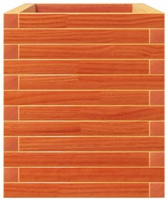 Vaso/floreira jardim 110x40x49,5 cm pinho maciço castanho mel