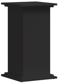 Suporte para plantas 33x33x60 cm derivados de madeira preto