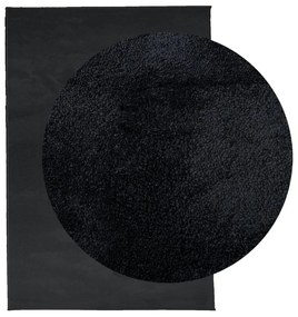 Tapete de pelo curto OVIEDO 200x280 cm preto