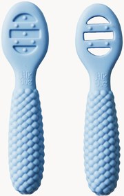 Colheres de silicone para bebé Bubble, conjunto de 2