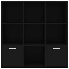 Estante 98x30x98 cm derivados de madeira preto