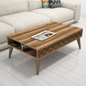 Mesa de Centro City – Nogueira – 105x36,6x60 cm