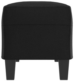 Banco 100x35x41 cm couro artificial preto