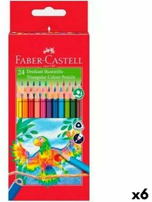 Lápis de Cores Faber-castell Multicolor (6 Unidades)