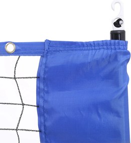 Rede de badminton com estrutura metálica 500 x 155 x 103 cm (L x A x P) Azul