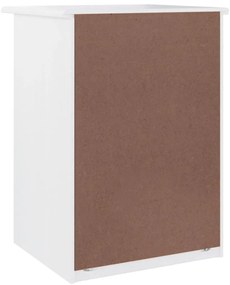 Mesa de cabeceira ALTA 41x35x55,5 cm pinho maciço branco