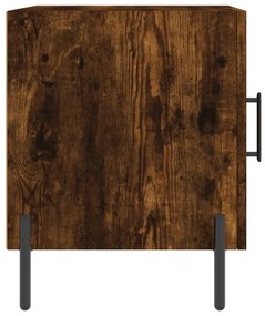 Mesa cabeceira 40x40x50 cm derivados de madeira carvalho fumado