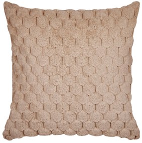 Conjunto de 2 almofadas decorativas cor de areia 43 x 43 cm PURSLANE Beliani