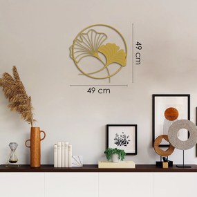 Acessório Decorativo de Parede Apt620 – Dourado – 49 x 49 cm
