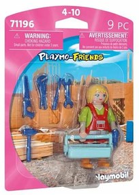 Playset Playmobil 71196 Playmo-friends Technician 9 Peças