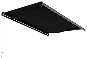 Toldo retrátil manual 450x300 cm antracite