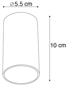 LED Foco moderno branco lâmpada-WiFi GU10 - TUBA Moderno,Design