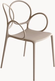 Cadeiras de jantar com braços Sissi, conjunto de 4