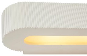 Candeeiro de Parede Escandinavo Bege UFO 2-Luzes - Gesso Escandinavo
