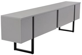Móvel para TV Serenity - Cinza Preto - 180x50x29,5 cm