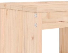 Bancos de bar 2 pcs 40x36x75 cm madeira de pinho maciça