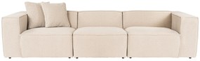 Sofá de 3 Lugares Lora – Pêssego – 303x108x65 cm