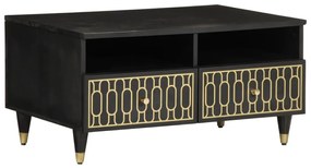vidaXL Mesa de centro 80x54x40 cm madeira de mangueira maciça