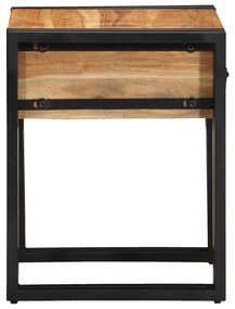 Mesa de Apoio vidaXL 40x40x50 cm em Madeira de Acácia