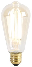 LED Candeeiro de pé inteligente para exterior preto 40 cm incl. Wifi ST64 - Charlois Design