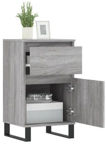 Aparadores 2 pcs 40x35x70 cm derivados madeira cinzento sonoma