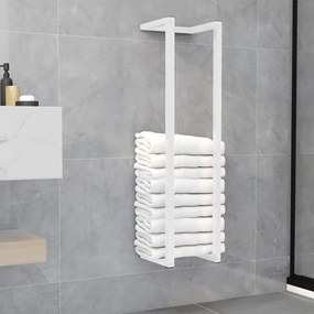 vidaXL Toalheiro 25x20x95 cm aço branco
