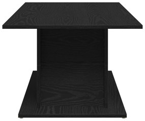 Mesa de Centro vidaXL Preto Carvalho 102x55,5x40 cm em Madeira de Enge