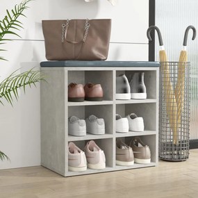 Sapateira 52,5x30x50 cm cor Concreto Cinza
