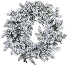 Grinalda decorativa com efeito de neve e iluminação LED ⌀ 70 cm SUNDO Beliani