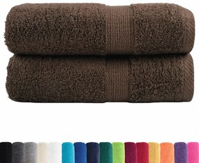 Toalhas de bidé premium SOLUND 2 pcs 30x50 cm 600 gsm castanho