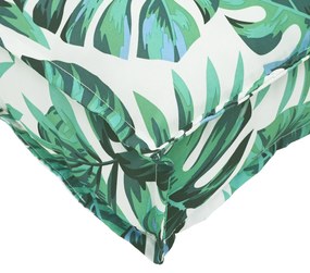 Conjunto de Almofadas de Palete com 2 Peças - Padrão de Folhas em Teci