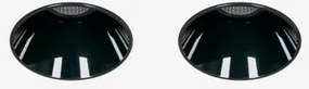 Pack De 2 Downlights Led Embutidos Sem Moldura Trimless Redondos Em Alumínio Gensap Preto & 8 W & 38º & Branco Frio 4000k & Ø6,8 Cm - Sklum