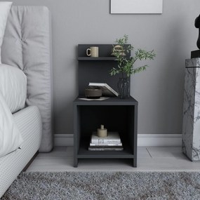 Mesa de Cabeceira Ullman – Antracite – 35,6 x 37,4 x 72 cm