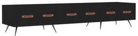 Móvel de TV 80x36x50 cm derivados de madeira preto