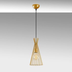 Candeeiro Chandelier Mezopotamya – Dourado – 20 cm x 136 cm