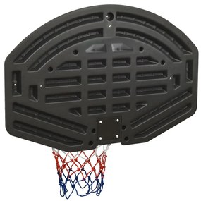 Tabela de basquetebol 90x60x2 cm polietileno preto