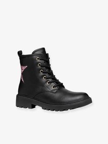 Agora -25%: Botas com atacadores, J Casey Fille GEOX®, para criança preto